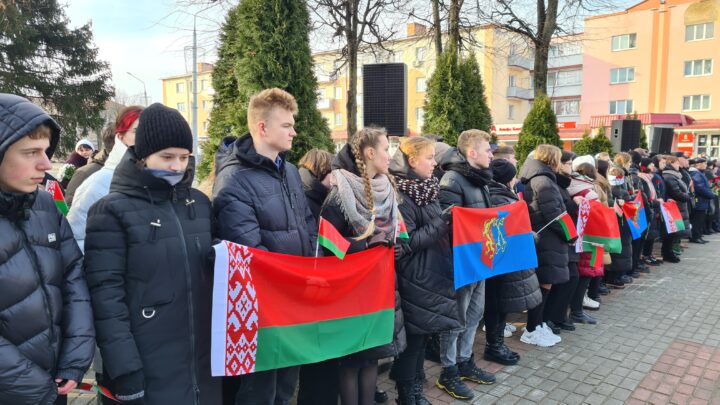 Митинг в честь Дня защитника Отечества и Вооруженных сил Республики Беларусь