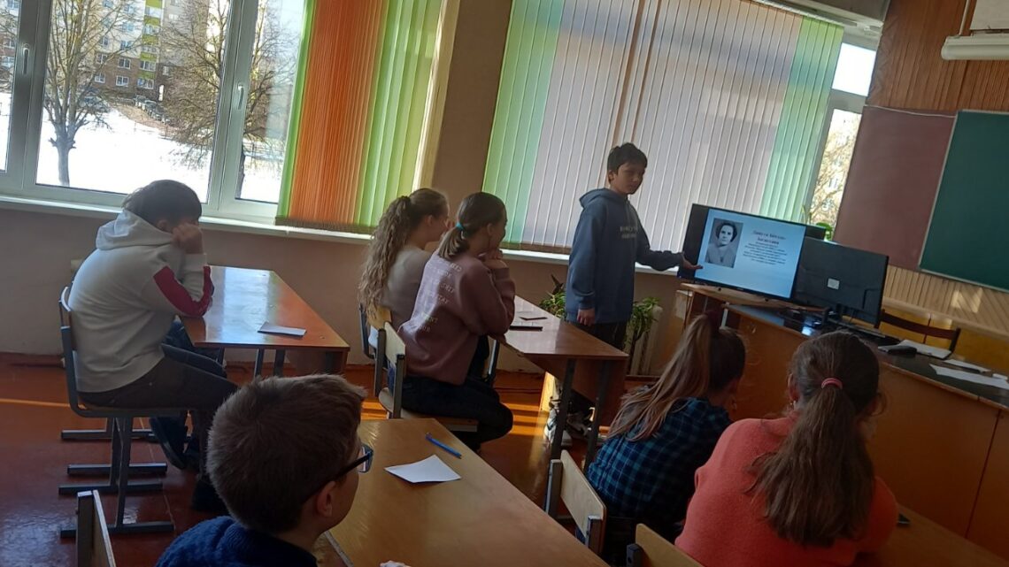 Цікава і пазнавальна прайшло мерапрыемства ў 6 класах СШ 14 г.Лиды «Сцежкамі славутых землякоў «