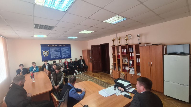 Экскурсия в отдел Следственного комитета Лидского района Экскурсия в отдел Следственного комитета Лидского района