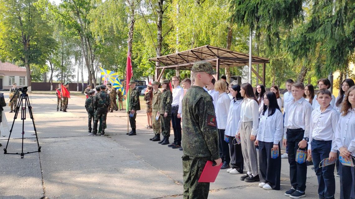 Торжественное открытие районного военно-патриотического клуба «Грачи» на базе 116 ШАБ