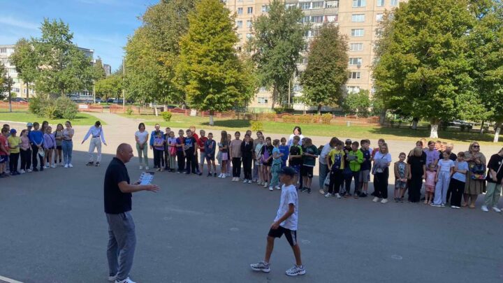 В рамках недели спорта и здоровья в СШ 14 г. Лиды состоялся день Здоровья для учащихся