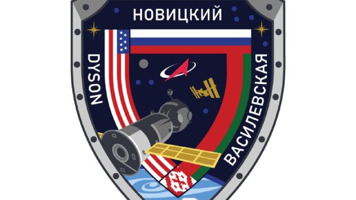  Белорусский флаг на эмблеме экипажа пилотируемого корабля «Союз МС-25»!
