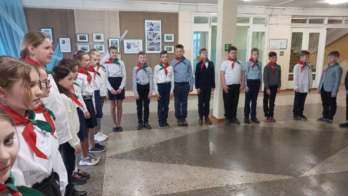 Сегодня пионерская дружина им.А.В.Ничипорчика СШ  14 г.Лиды пополнилась новым пионерским отрядом.