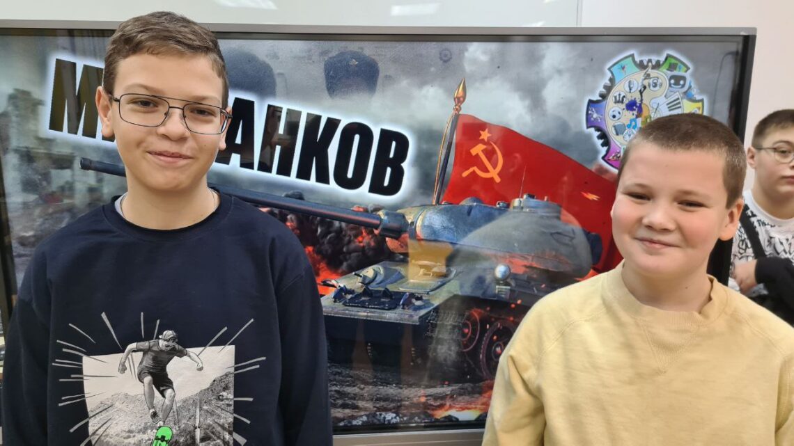 Команда шестиклассников приняла участие в районном этапе областного турнира по киберспорту «World of Tanks»
