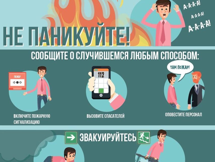 Дейтсвия при пожаре