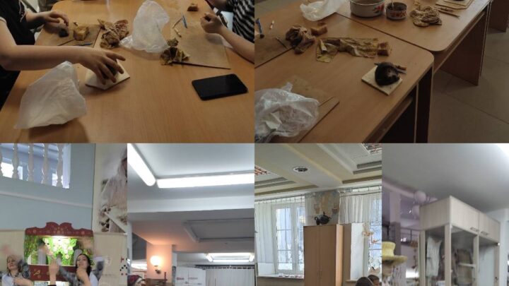 Во время весенних каникул учащиеся 3а и 3б класса посетили Дом ремёсел.