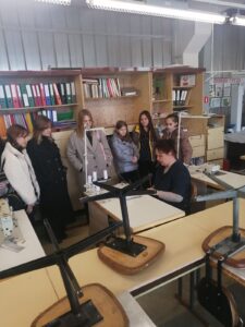 26.04.2022 г. учащиеся 9 «Б» класса СШ №14 посетили УО «ЛГППЛ»