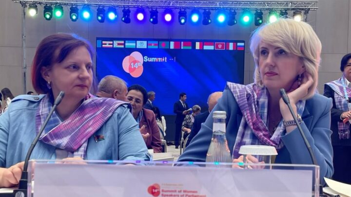 Татьяна Рунец🇧🇾 и 🇧🇾 Екатерина Серафинович🇧🇾  участвуют в 14-м Саммите женщин-спикеров парламентов «Парламентское лидерство: предвидя риски ради лучшего обеспечения устойчивости и процветания», организованном МПС и Сенатом Олий Мажлиса  Узбекистана в  Ташкенте.