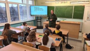 Занятие кружка «Юные правоведы»