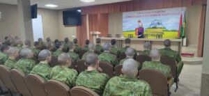 👥 Первый секретарь Лидской районной организации ОО «БРСМ» Дарья Рохатко встретилась с молодёжью Лидского пограничного отряда.