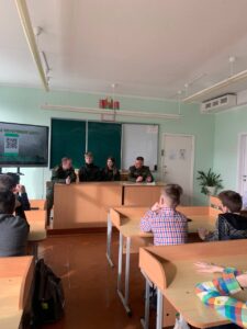 Круглый стол «На страже Отечества» с участием представителя Лидского погранотряда