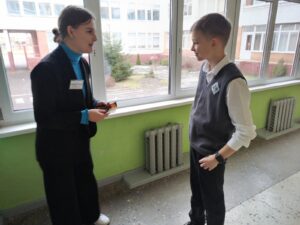В День Конституции Республики Беларусь лидеры ученического самоуправления рассказали младшим товарищам о главном законе нашей страны