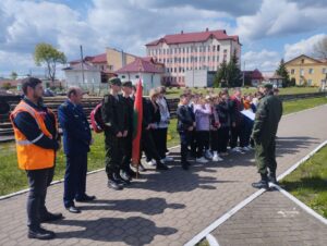 Посещение Стелы в память о погибших лидских подпольщиках