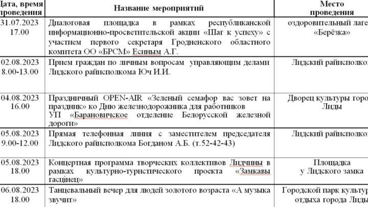 Что на этой неделе❓