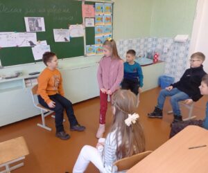 Учащиеся 4″В» класса приняли участие в игровом занятии «Делая зло, на добро не надейся»