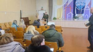 Тренировка педагогических работников, задействованных в работе пункта приема личного состава