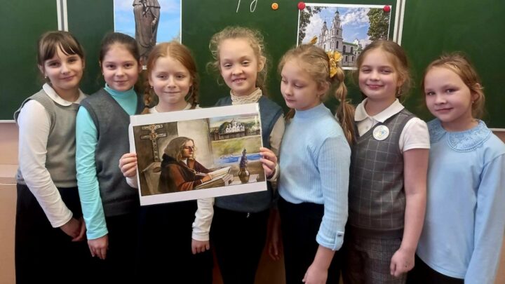 20 декабря 2023 г.в СШ 14 г.Лиды для всех учащихся учреждения образования прошёл Единый урок о Евфросинье Полоцкой