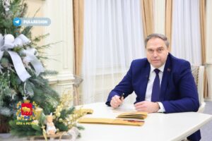 Новогоднее поздравление губернатора Гродненской области Владимира Караника