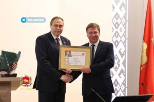 Владимир Караник представил активу Лидского района нового руководителя