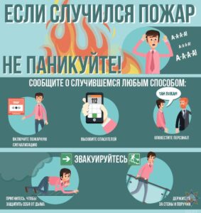 Дейтсвия при пожаре